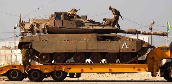 גראד קטיושה  חמאס פיגוע באר שבע טנק מרכבה / צלם : רויטרס